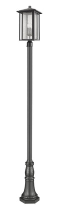 Z-LITE ASPEN OUTDOOR POST MOUNTED FIXTURE | 554PHXLR-518P-BK - Post