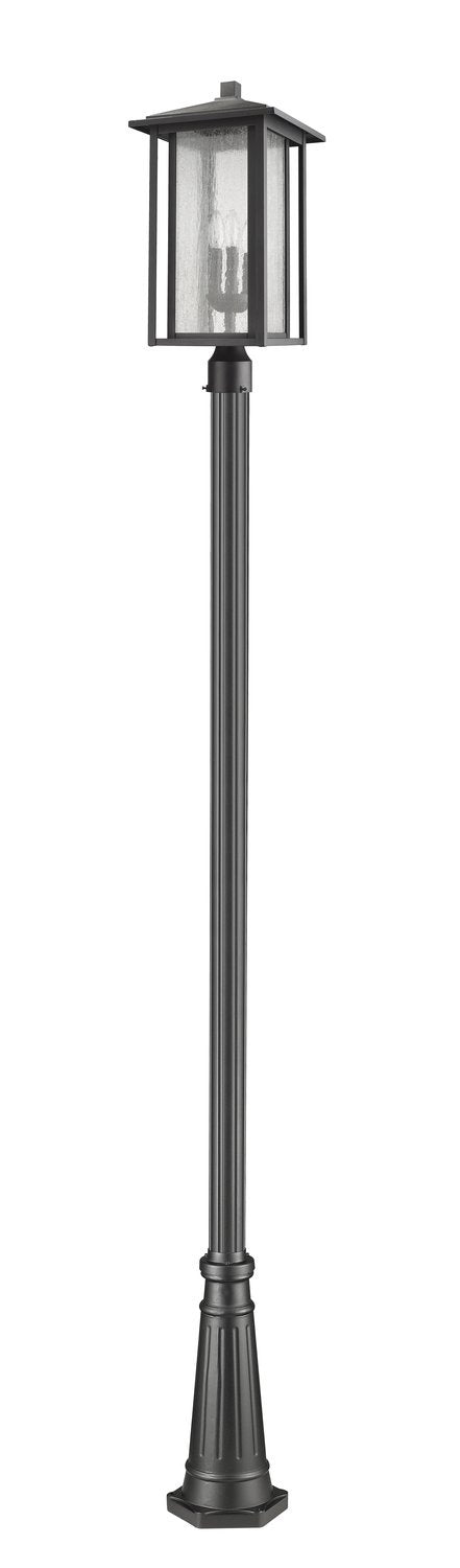 Z-LITE ASPEN OUTDOOR POST MOUNTED FIXTURE | 554PHXLR-519P-BK - Post