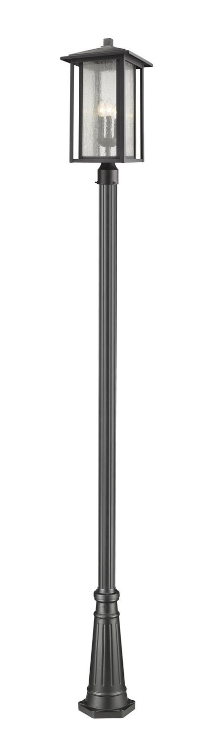 Z-LITE ASPEN OUTDOOR POST MOUNTED FIXTURE | 554PHXLR-519P-BK - Post