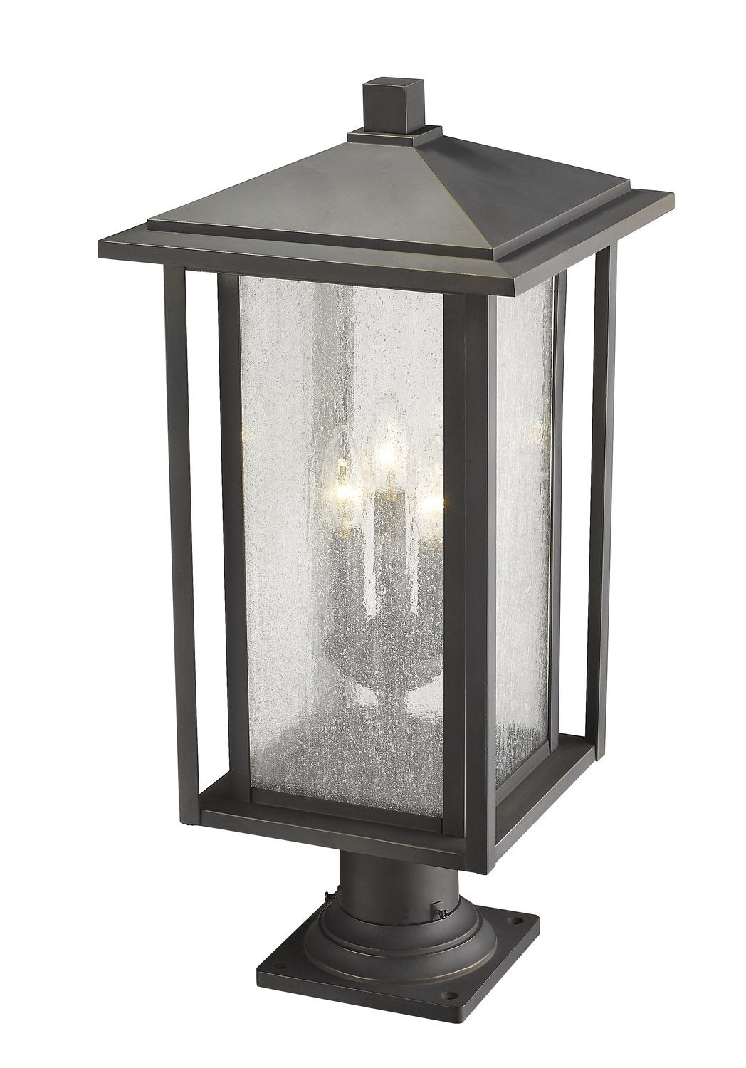 Z-LITE ASPEN OUTDOOR PIER MOUNTED FIXTURE | 554PHXLR-533PM-ORB - Post