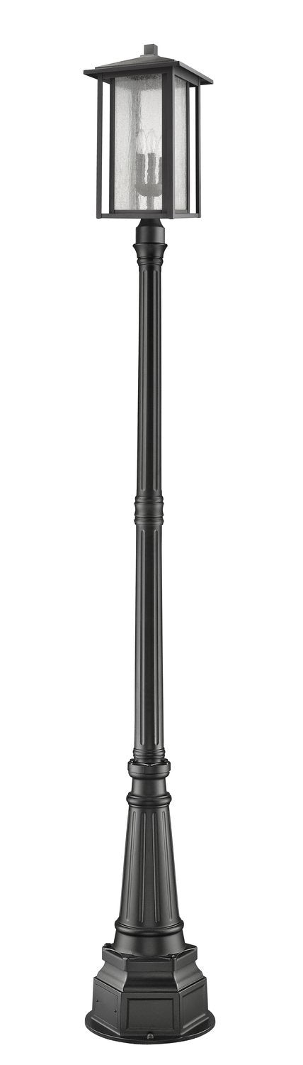 Z-LITE ASPEN OUTDOOR POST MOUNTED FIXTURE | 554PHXLR-564P-BK - Post