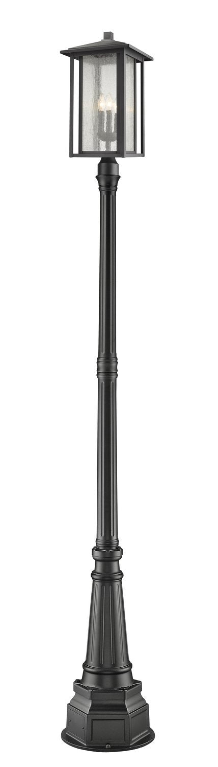 Z-LITE ASPEN OUTDOOR POST MOUNTED FIXTURE | 554PHXLR-564P-BK - Post