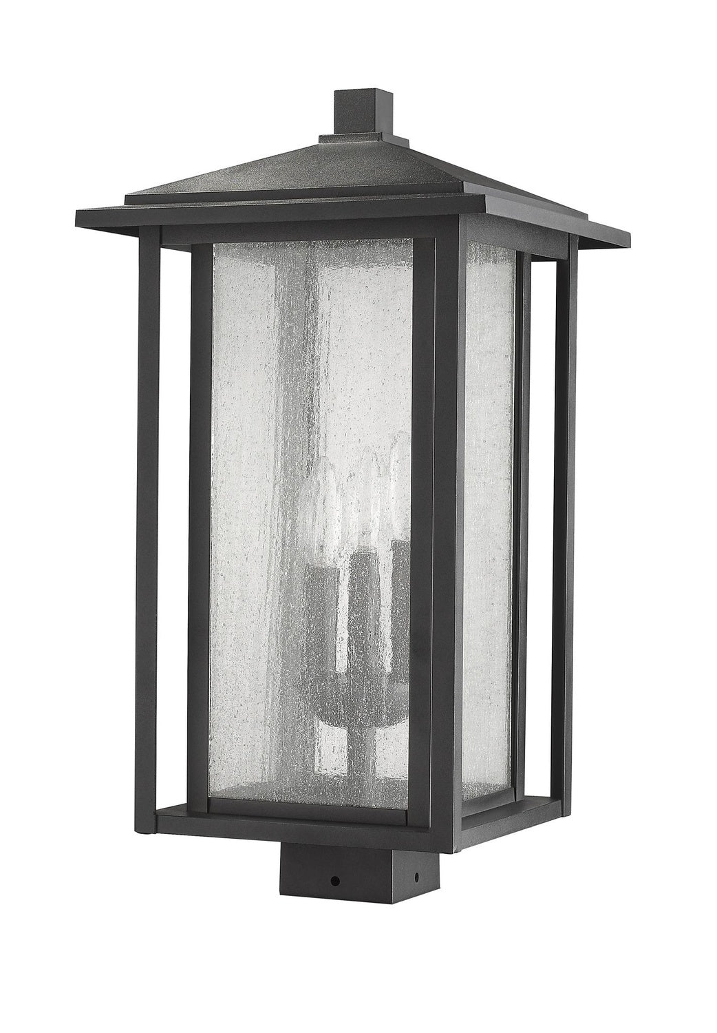 Z-LITE ASPEN OUTDOOR POST MOUNT FIXTURE | 554PHXLS-BK - Post