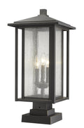 Z-LITE ASPEN OUTDOOR PIER MOUNTED FIXTURE | 554PHXLS-SQPM-ORB - Post