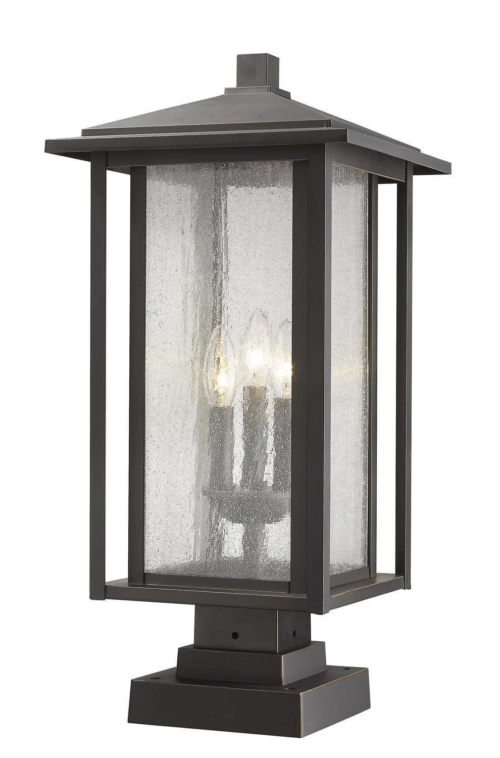 Z-LITE ASPEN OUTDOOR PIER MOUNTED FIXTURE | 554PHXLS-SQPM-ORB - Post