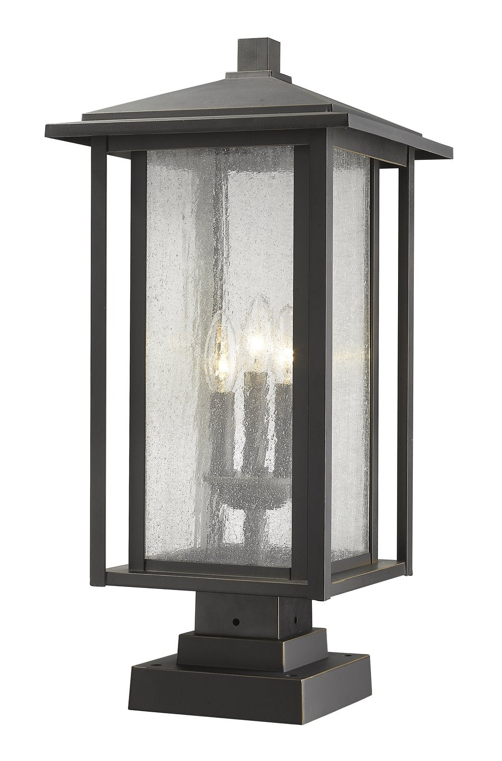 Z-LITE ASPEN OUTDOOR PIER MOUNTED FIXTURE | 554PHXLS-SQPM-ORB - Post