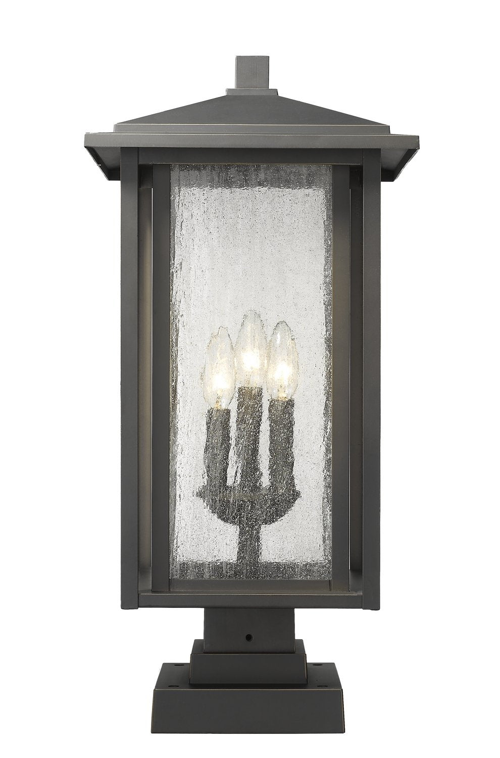 Z-LITE ASPEN OUTDOOR PIER MOUNTED FIXTURE | 554PHXLS-SQPM-ORB - Post