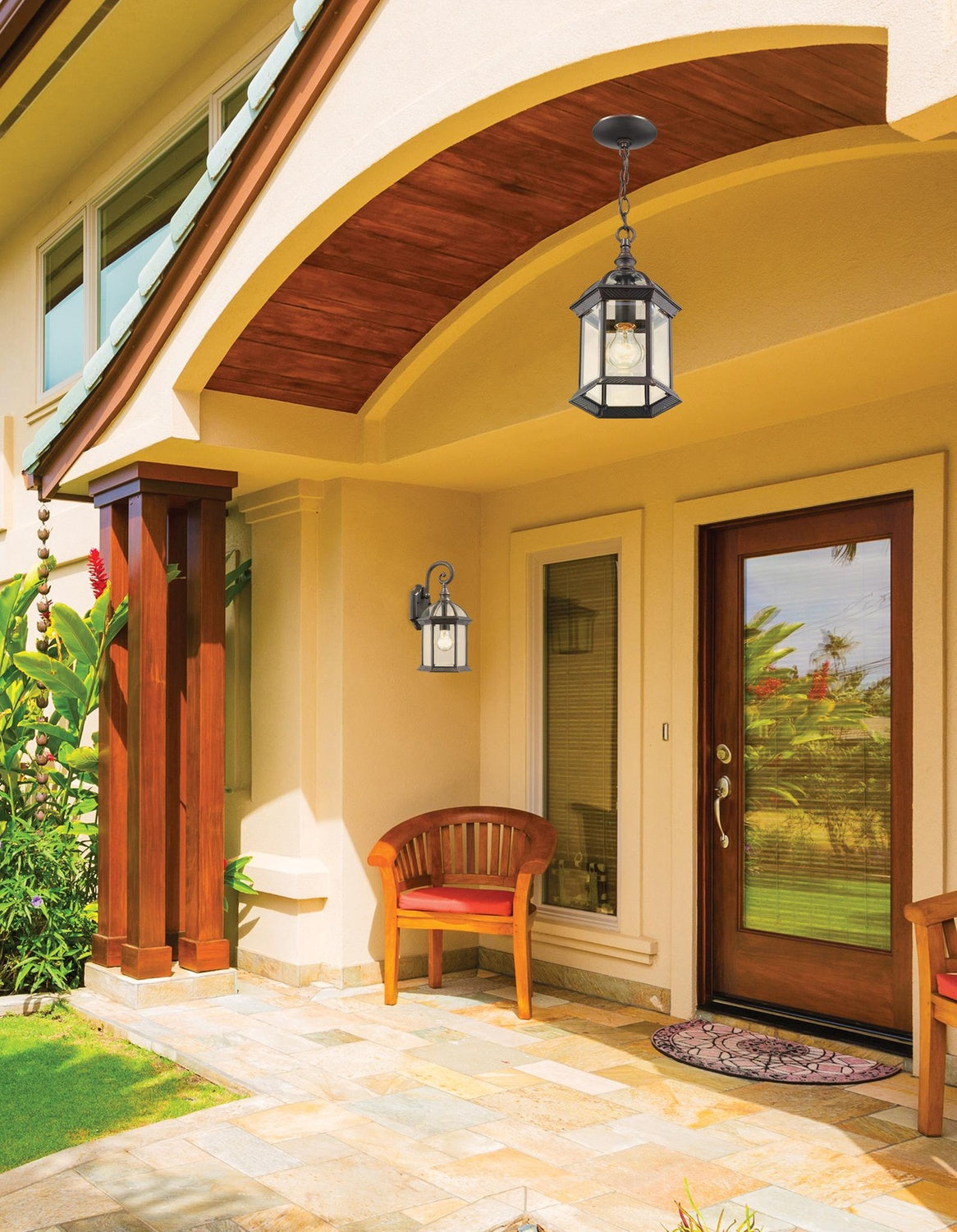 Z-LITE, ANNEX OUTDOOR CHAIN MOUNT CEILING FIXTURE, OUTDOOR CEILING LIGHTS