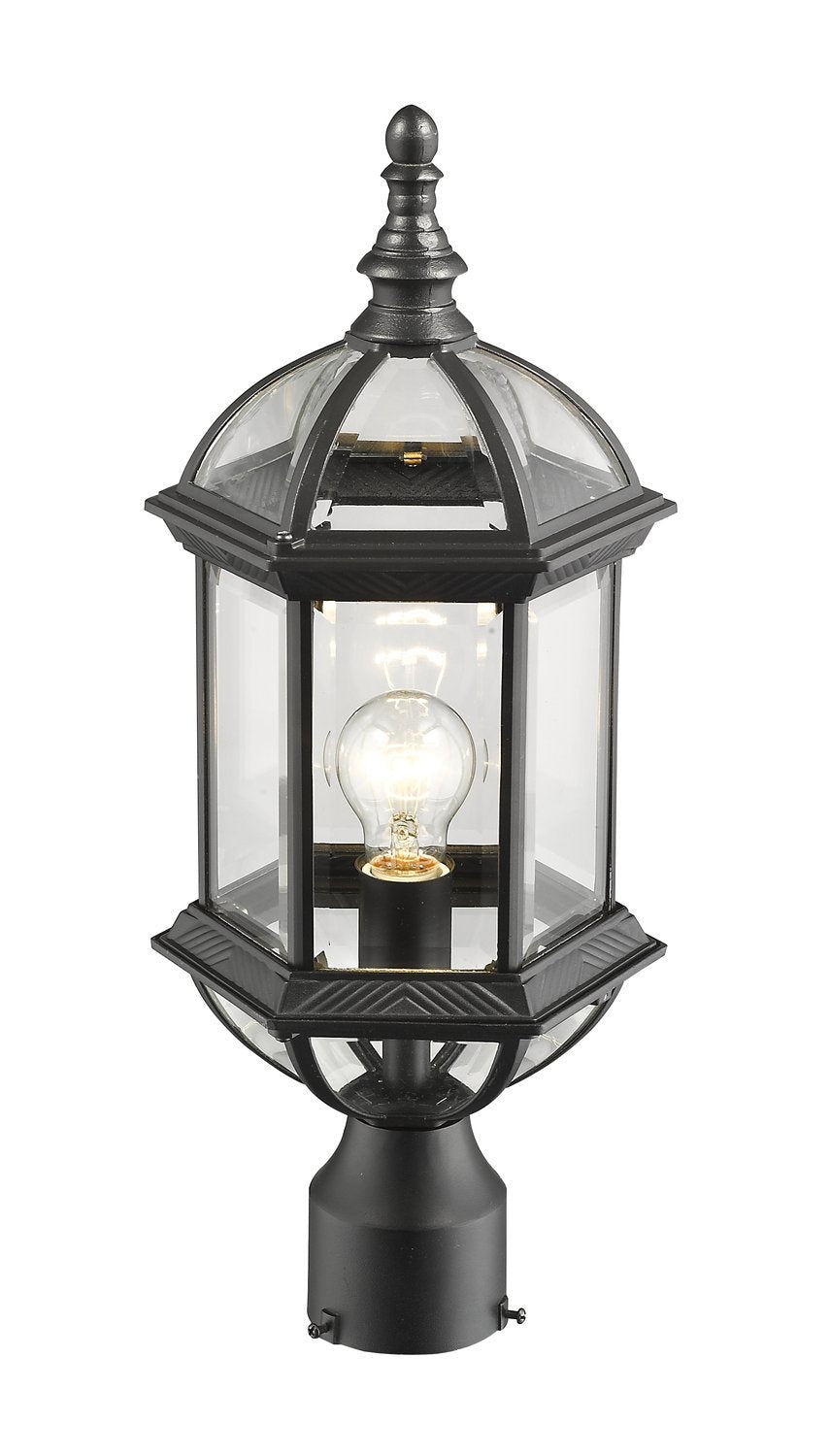 Z-LITE ANNEX OUTDOOR POST MOUNT FIXTURE | 563PHM-BK - Post