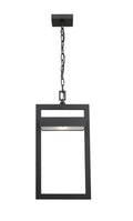 Z-LITE, LUTTREL OUTDOOR CHAIN MOUNT CEILING FIXTURE, OUTDOOR CEILING LIGHTS