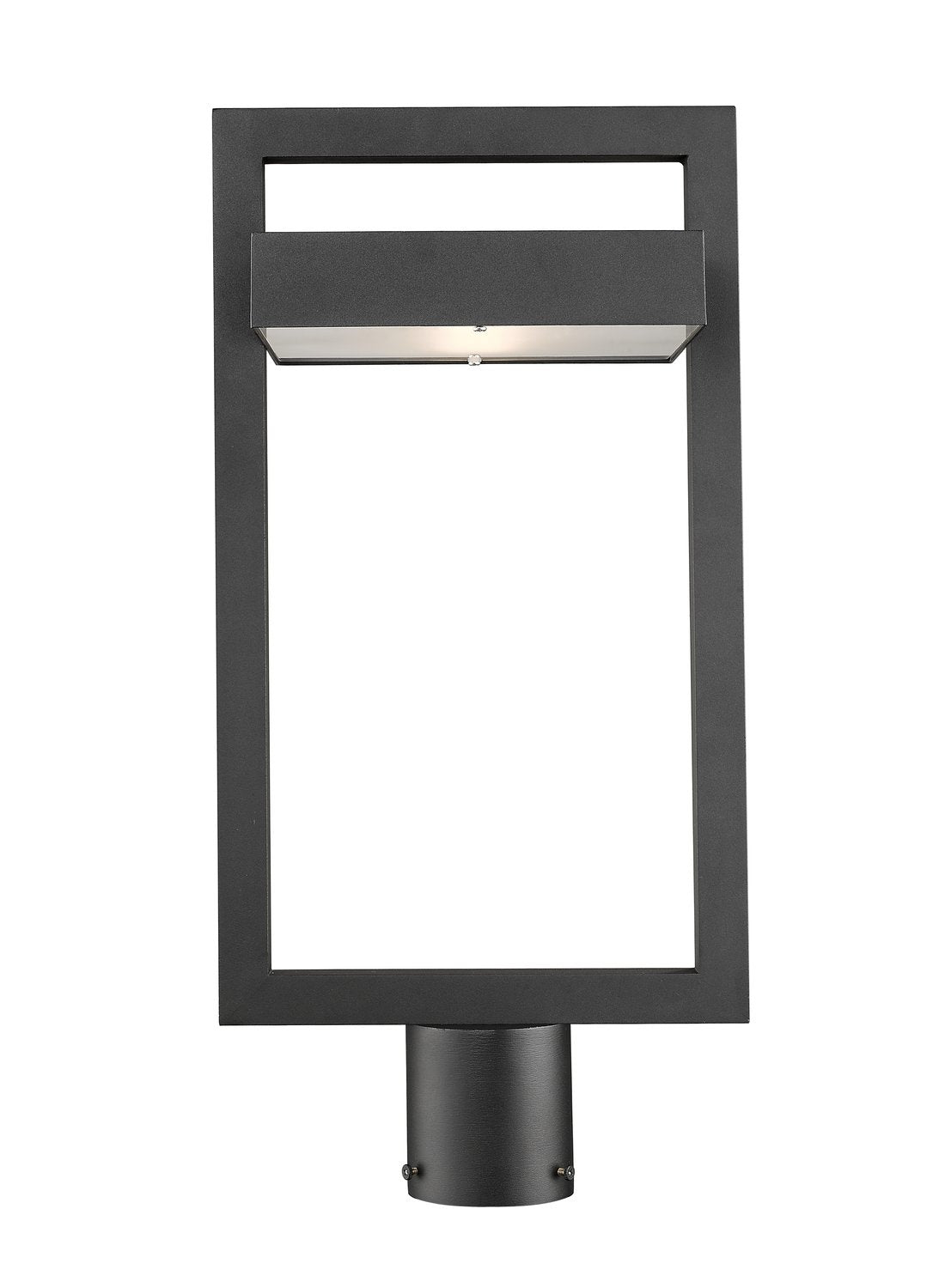Z-LITE LUTTREL OUTDOOR POST MOUNT FIXTURE (566PHBR) | 566PHBR-BK-LED - Post