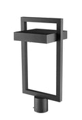 Z-LITE LUTTREL OUTDOOR POST MOUNT FIXTURE (566PHBR) | 566PHBR-BK-LED - Post