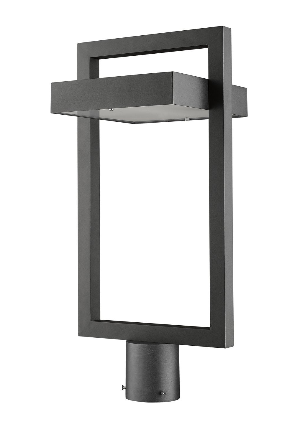 Z-LITE LUTTREL OUTDOOR POST MOUNT FIXTURE (566PHBR) | 566PHBR-BK-LED - Post