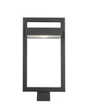 Z-LITE LUTTREL OUTDOOR POST MOUNT FIXTURE (566PHBS) | 566PHBS-BK-LED - Post