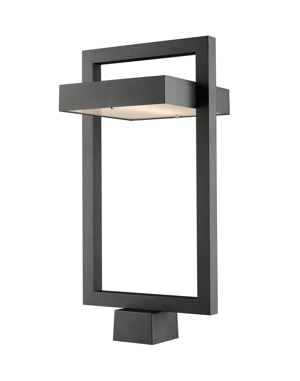 Z-LITE LUTTREL OUTDOOR POST MOUNT FIXTURE (566PHBS) | 566PHBS-BK-LED - Post