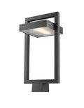 Z-LITE LUTTREL OUTDOOR POST MOUNT FIXTURE (566PHBS) | 566PHBS-BK-LED - Post