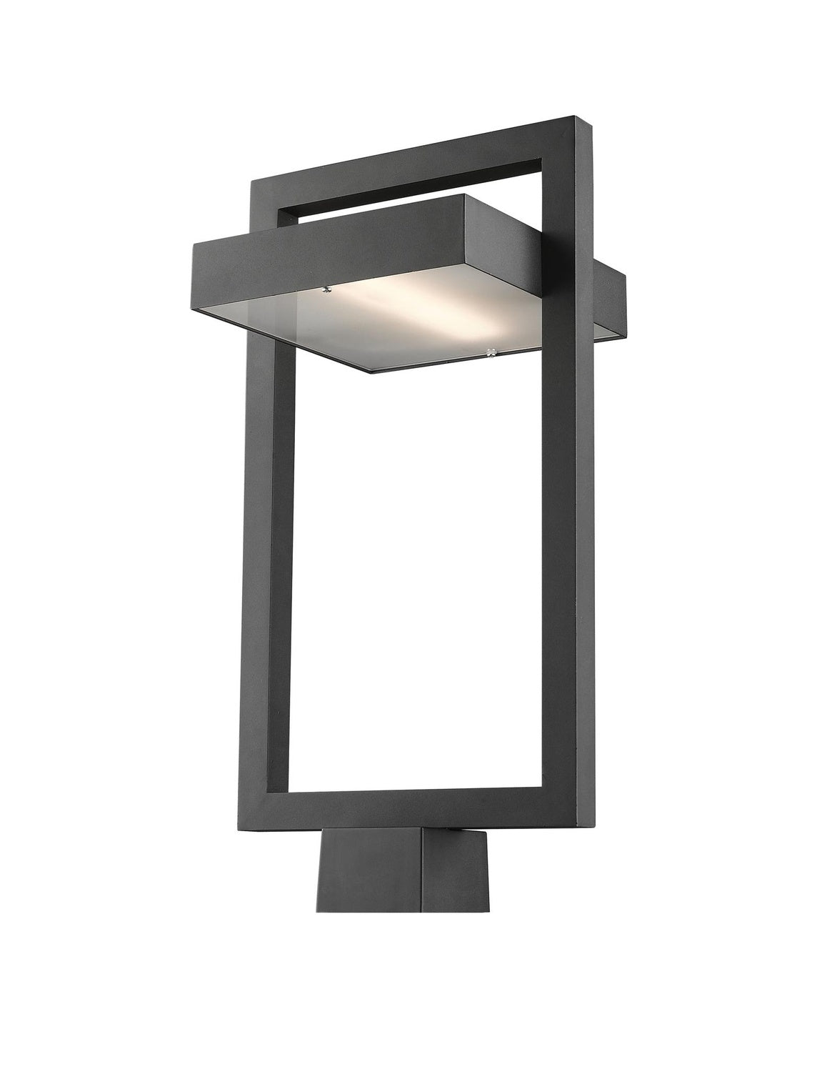 Z-LITE LUTTREL OUTDOOR POST MOUNT FIXTURE (566PHBS) | 566PHBS-BK-LED - Post