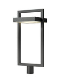 Z-LITE LUTTREL OUTDOOR POST MOUNT FIXTURE (566PHXLR) | 566PHXLR-BK-LED - Post