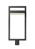 Z-LITE LUTTREL OUTDOOR POST MOUNT FIXTURE (566PHXLR) | 566PHXLR-BK-LED - Post