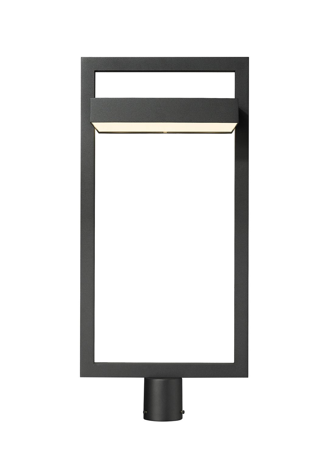 Z-LITE LUTTREL OUTDOOR POST MOUNT FIXTURE (566PHXLR) | 566PHXLR-BK-LED - Post