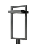Z-LITE LUTTREL OUTDOOR POST MOUNT FIXTURE (566PHXLR) | 566PHXLR-BK-LED - Post
