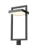 Z-LITE LUTTREL OUTDOOR POST MOUNT FIXTURE (566PHXLR) | 566PHXLR-BK-LED - Post