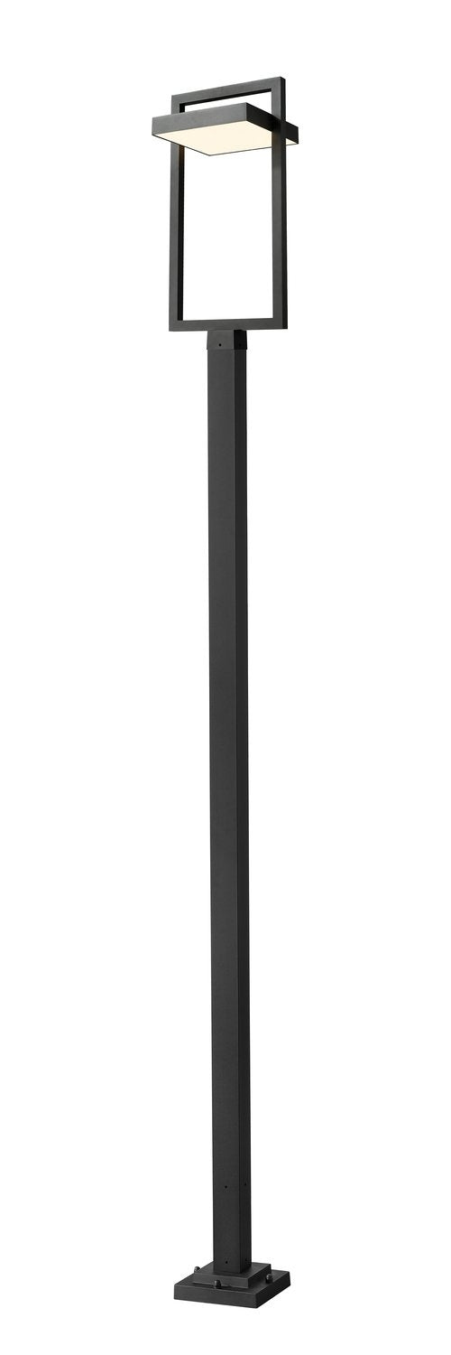 Z-LITE LUTTREL OUTDOOR POST MOUNTED FIXTURE | 566PHXLS-536P-BK-LED - Post