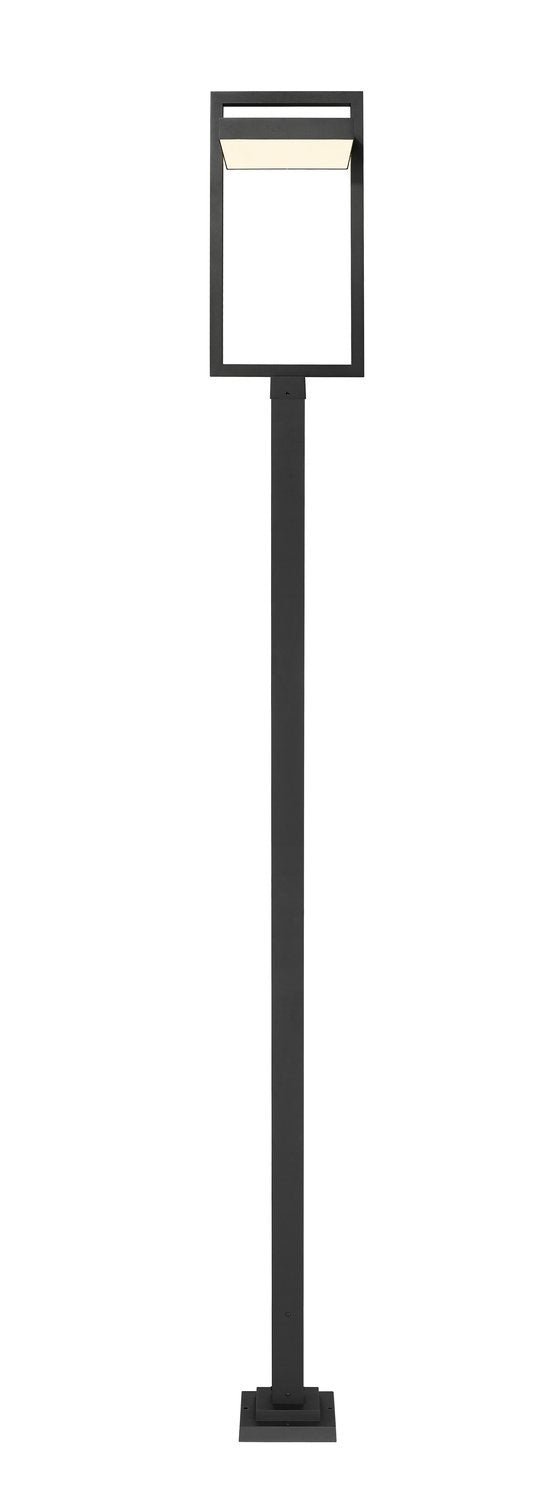 Z-LITE LUTTREL OUTDOOR POST MOUNTED FIXTURE | 566PHXLS-536P-BK-LED - Post