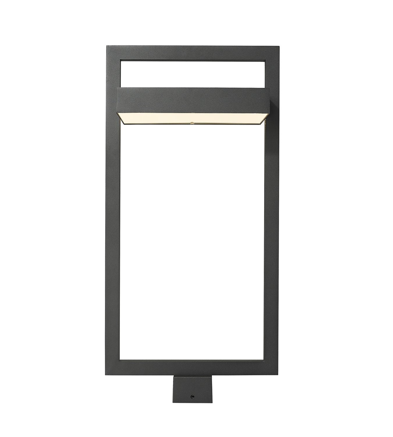 Z-LITE LUTTREL OUTDOOR POST MOUNT FIXTURE (566PHXLR) | 566PHXLS-BK-LED - Post