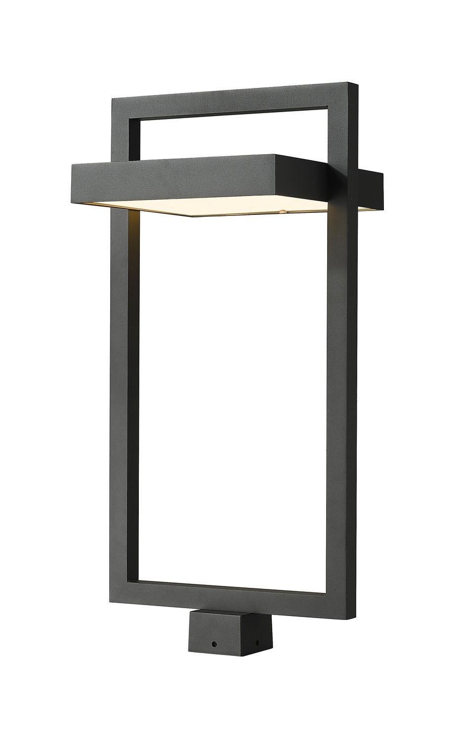 Z-LITE LUTTREL OUTDOOR POST MOUNT FIXTURE (566PHXLR) | 566PHXLS-BK-LED - Post