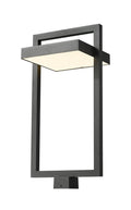 Z-LITE LUTTREL OUTDOOR POST MOUNT FIXTURE (566PHXLR) | 566PHXLS-BK-LED - Post