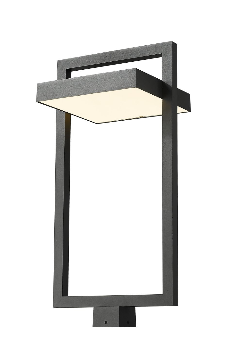 Z-LITE LUTTREL OUTDOOR POST MOUNT FIXTURE (566PHXLR) | 566PHXLS-BK-LED - Post