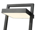 Z-LITE LUTTREL OUTDOOR PIER MOUNTED FIXTURE (566PHXLS) | 566PHXLS-SQPM-BK-LED - Post