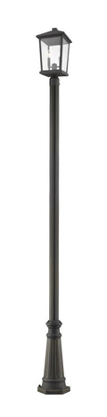 Z-LITE BEACON 2 LIGHT OUTDOOR POST MOUNTED FIXTURE | 568PHBR-519P-ORB - Post