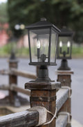 Z-LITE BEACON 2 LIGHT OUTDOOR PIER MOUNTED FIXTURE | 568PHBR-533PM-ORB - Post