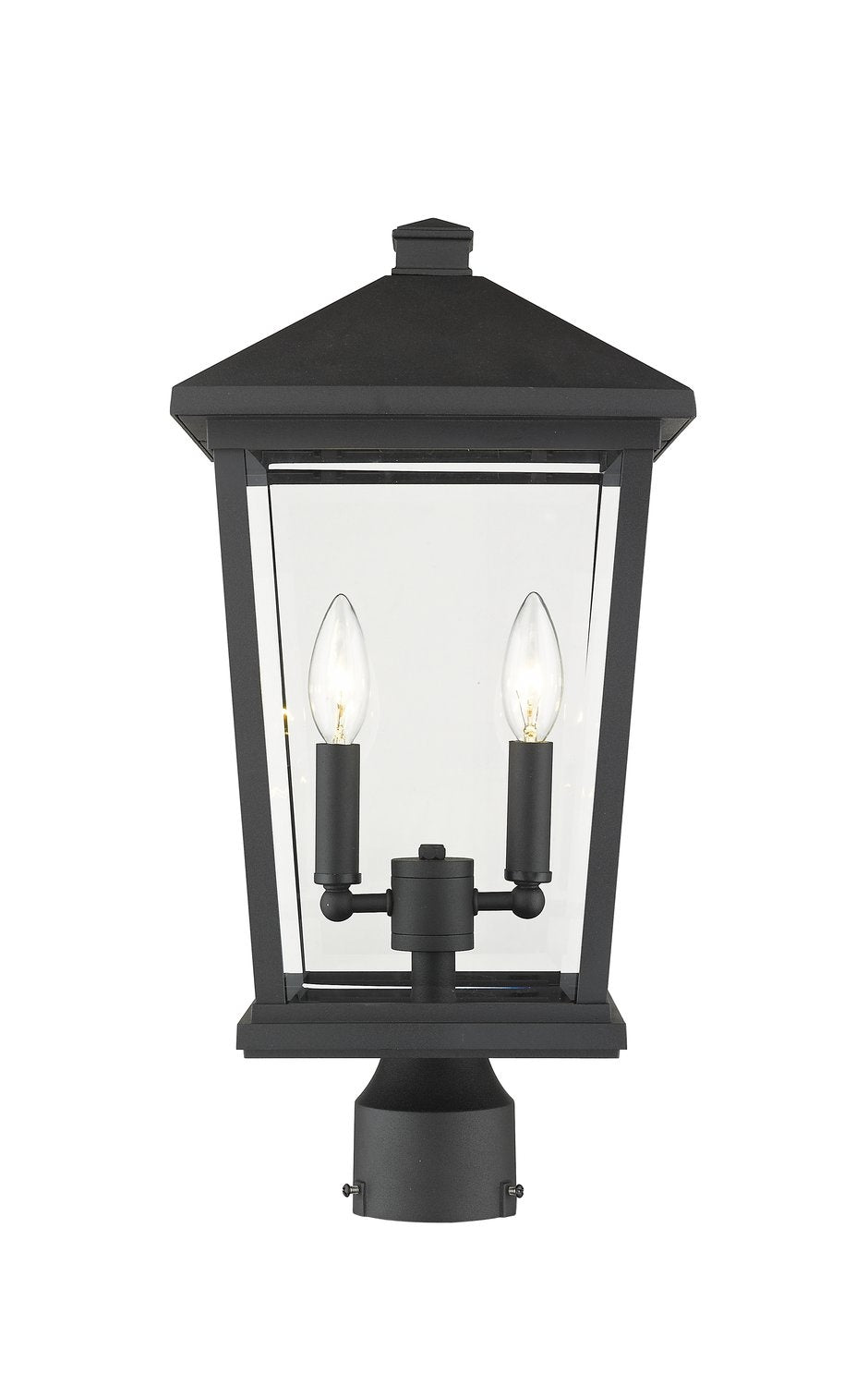 Z-LITE BEACON 2 LIGHT OUTDOOR POST MOUNT FIXTURE | 568PHBR-ORB - Post