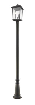 Z-LITE BEACON 3 LIGHT OUTDOOR POST MOUNTED FIXTURE | 568PHXLR-519P-ORB - Post