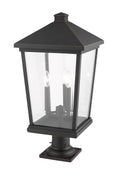 Z-LITE BEACON 3 LIGHT OUTDOOR PIER MOUNTED FIXTURE | 568PHXLR-533PM-ORB - Post