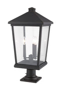 Z-LITE BEACON 3 LIGHT OUTDOOR PIER MOUNTED FIXTURE | 568PHXLR-533PM-ORB - Post