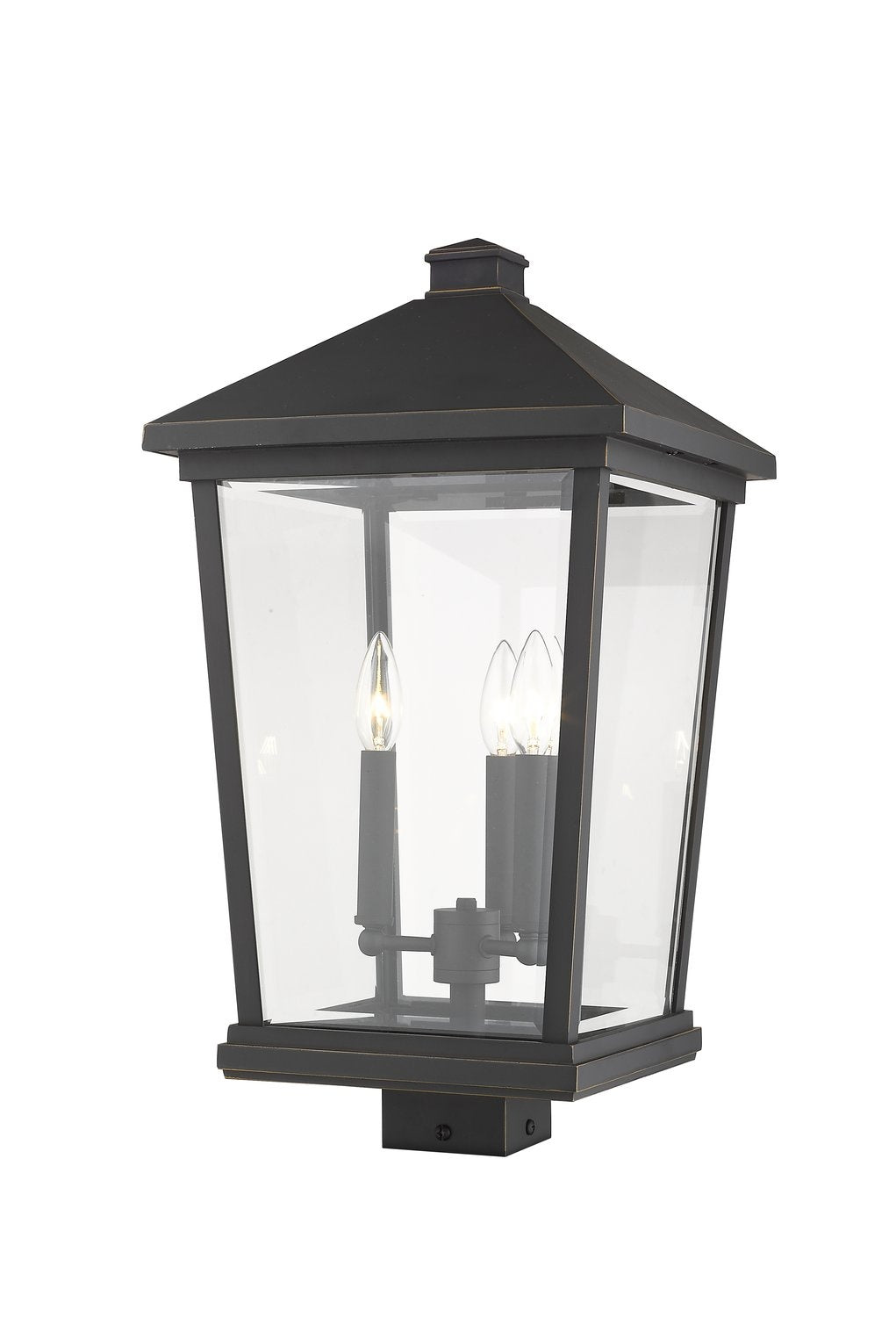 Z-LITE BEACON 3 LIGHT OUTDOOR POST MOUNT FIXTURE | 568PHXLS-ORB - Post