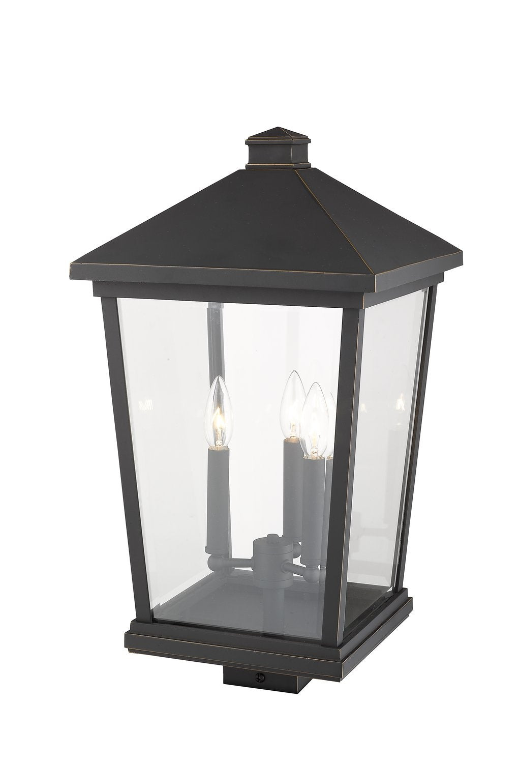 Z-LITE BEACON 3 LIGHT OUTDOOR POST MOUNT FIXTURE | 568PHXLS-ORB - Post