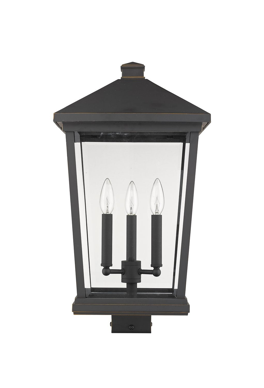 Z-LITE BEACON 3 LIGHT OUTDOOR POST MOUNT FIXTURE | 568PHXLS-ORB - Post