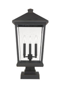 Z-LITE BEACON 3 LIGHT OUTDOOR PIER MOUNTED FIXTURE | 568PHXLS-SQPM-ORB - Post