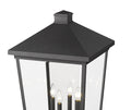 Z-LITE BEACON 4 LIGHT OUTDOOR POST MOUNTED FIXTURE | 568PHXXLS-536P-BK - Post