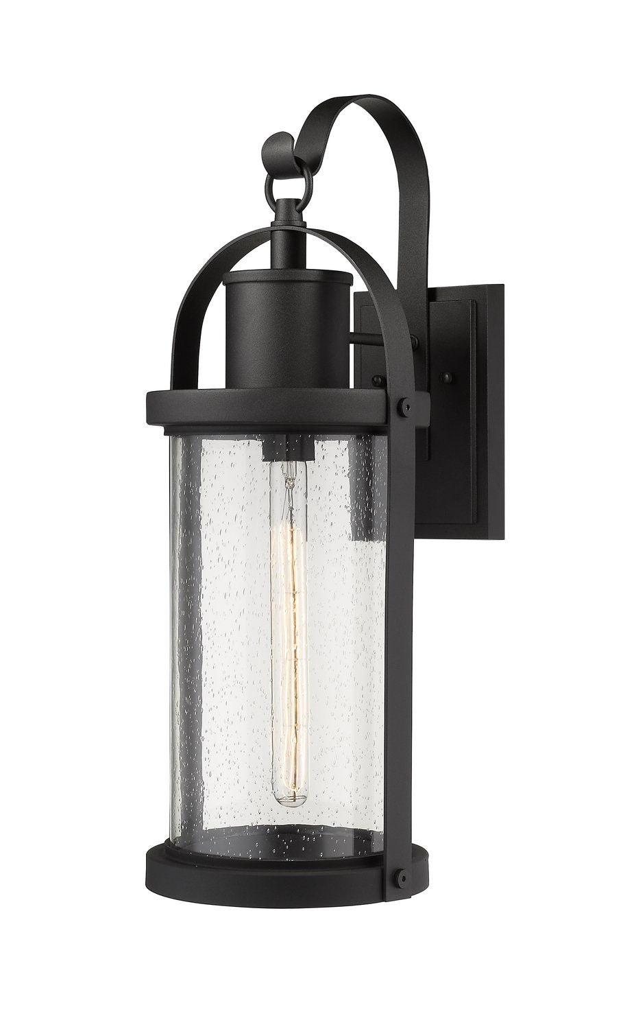 Z-LITE, ROUNDHOUSE OUTDOOR WALL LIGHT, OUTDOOR WALL LIGHTS