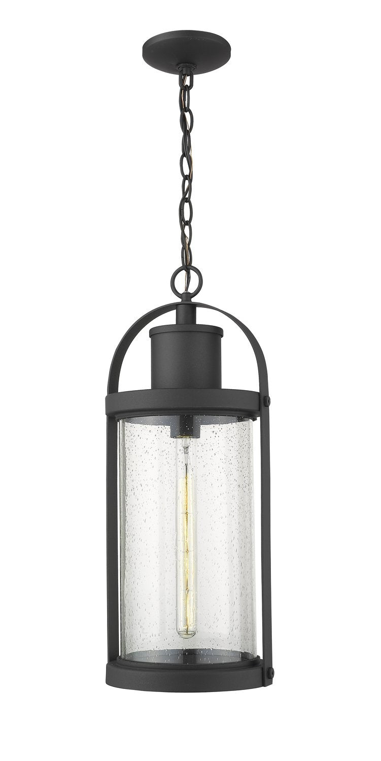 Z-LITE, ROUNDHOUSE OUTDOOR CHAIN MOUNT CEILING FIXTURE, OUTDOOR CEILING LIGHTS