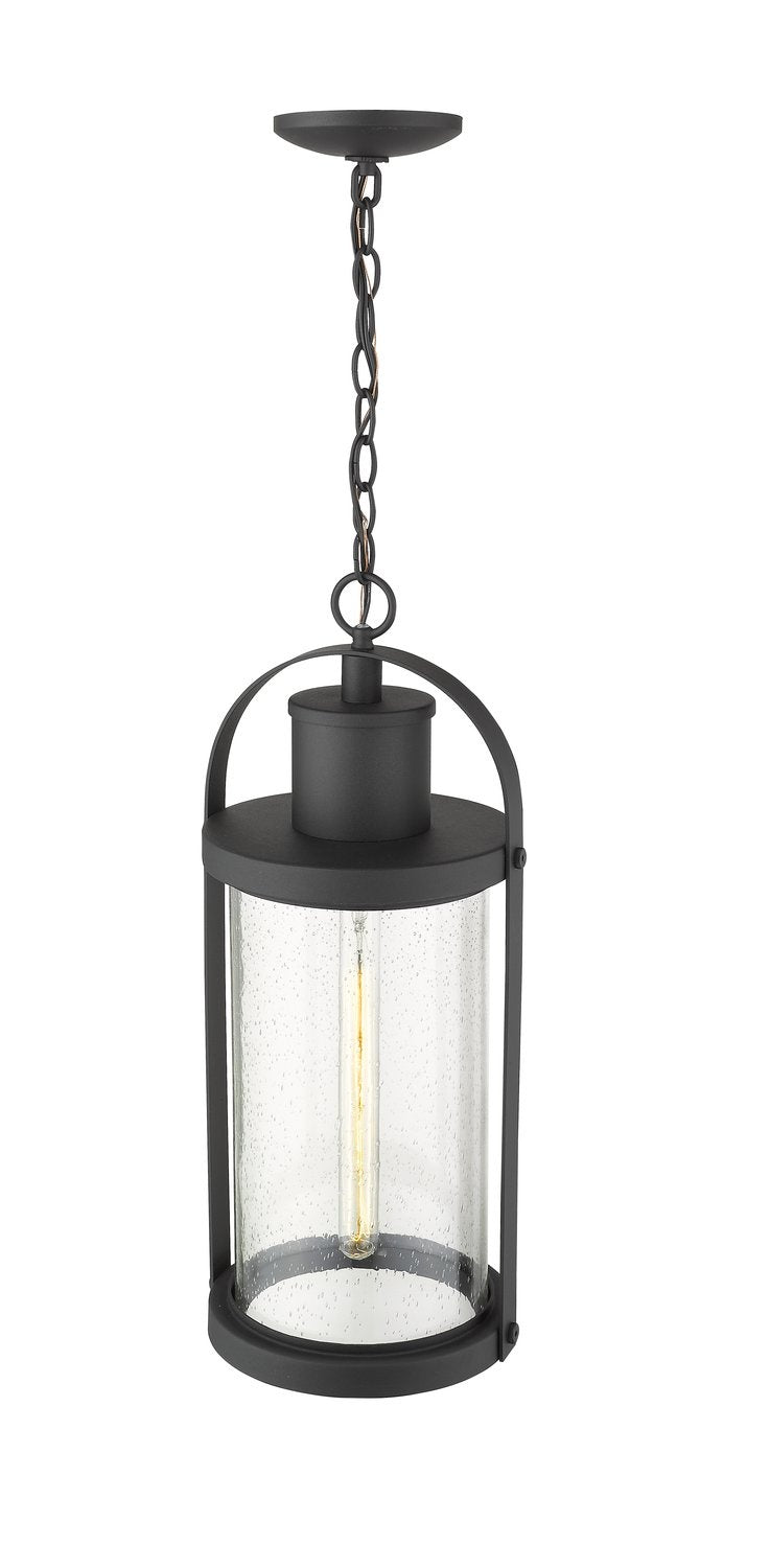 Z-LITE, ROUNDHOUSE OUTDOOR CHAIN MOUNT CEILING FIXTURE, OUTDOOR CEILING LIGHTS