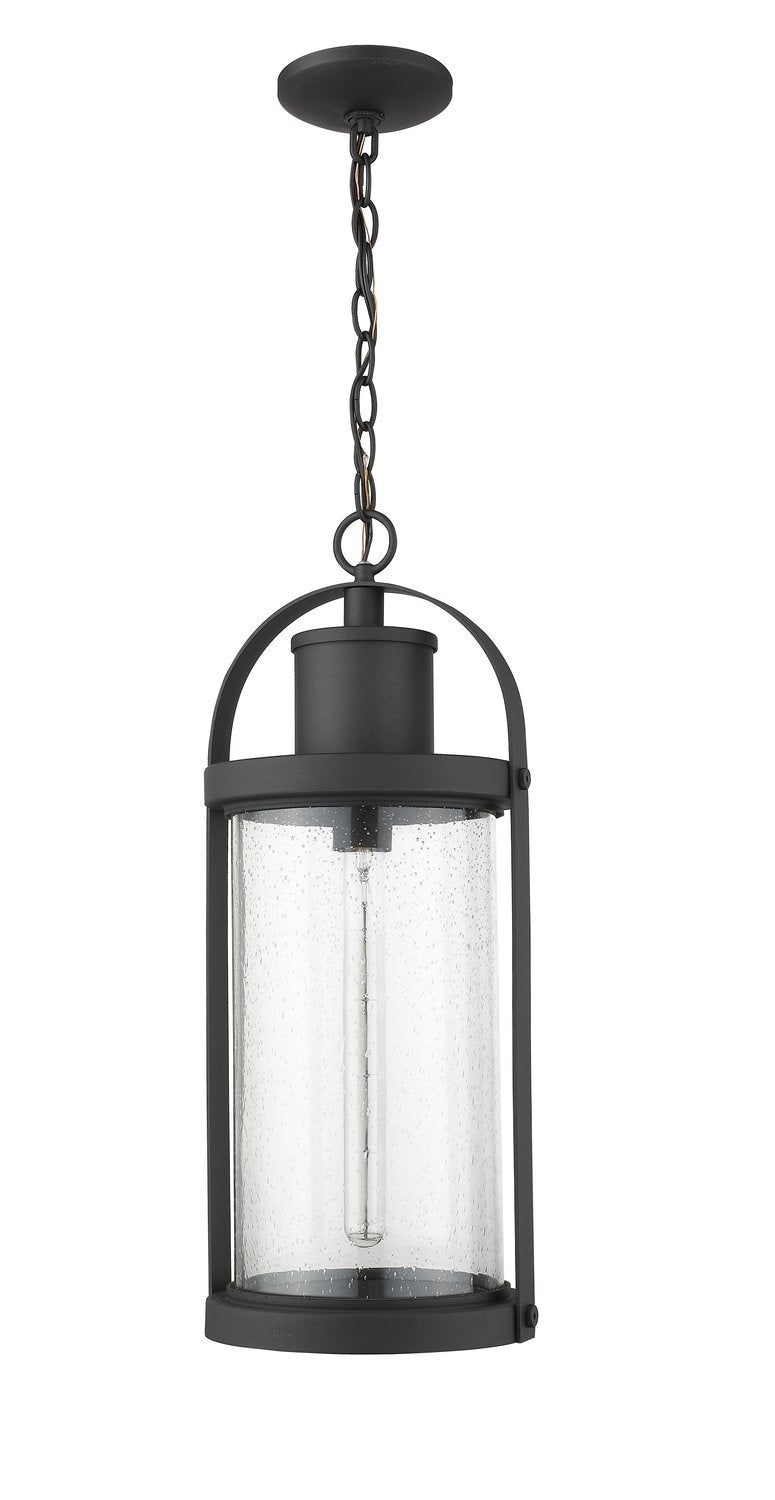 Z-LITE, ROUNDHOUSE OUTDOOR CHAIN MOUNT CEILING FIXTURE, OUTDOOR CEILING LIGHTS