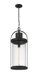 Z-LITE, ROUNDHOUSE OUTDOOR CHAIN MOUNT CEILING FIXTURE, OUTDOOR CEILING LIGHTS