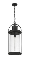 Z-LITE, ROUNDHOUSE OUTDOOR CHAIN MOUNT CEILING FIXTURE, OUTDOOR CEILING LIGHTS